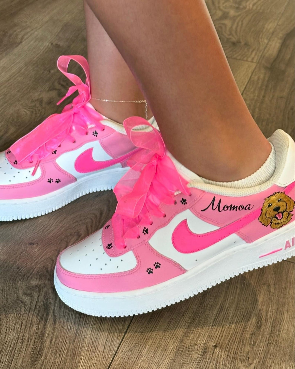 Custom Pet Portrait Air Force Ones: Personalized Dog Sneakers