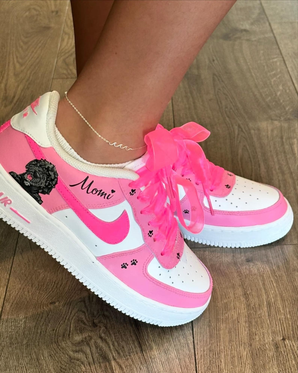 Custom Pet Portrait Air Force Ones: Personalized Dog Sneakers