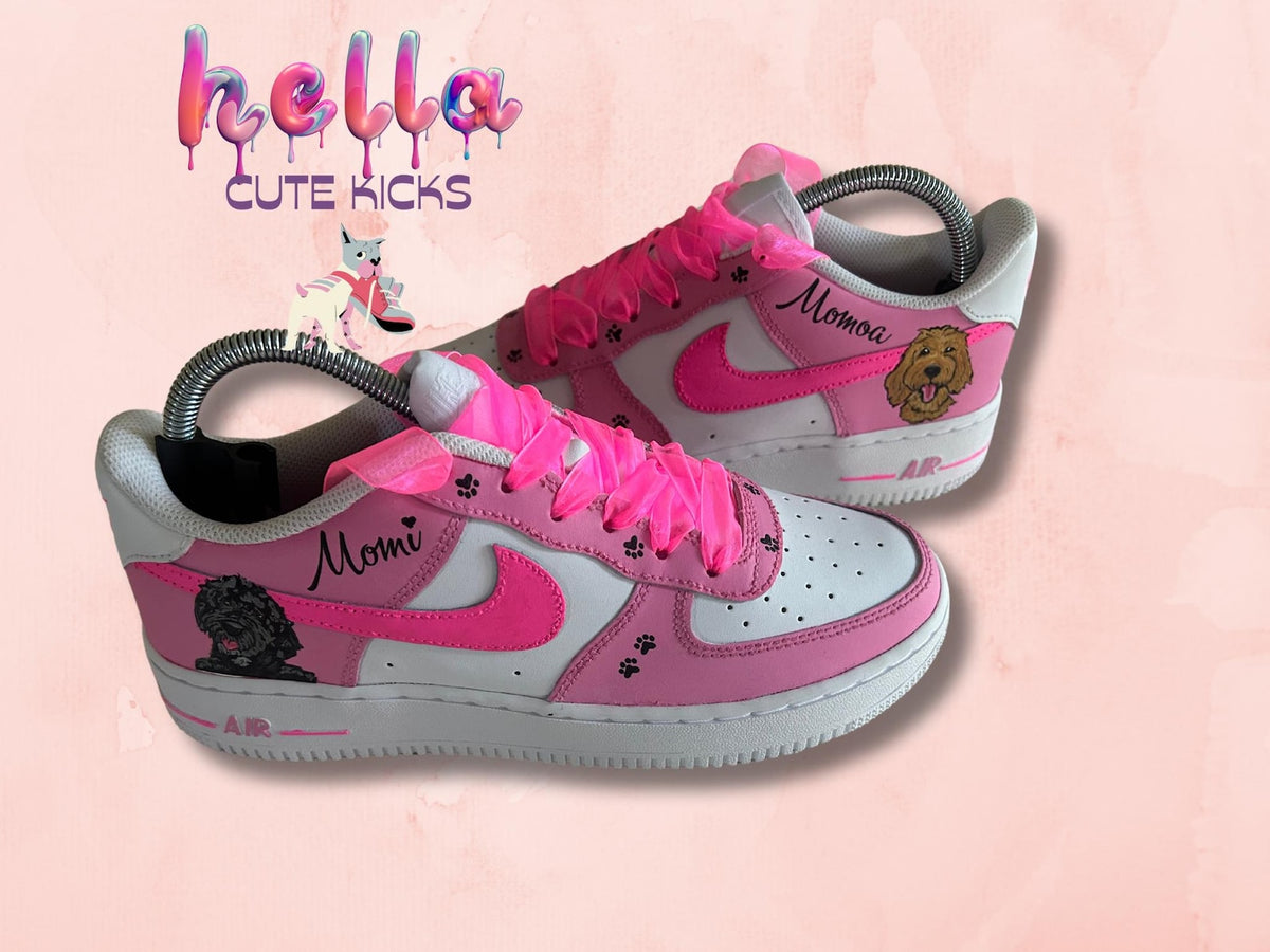 Custom Pet Portrait Air Force Ones: Personalized Dog Sneakers
