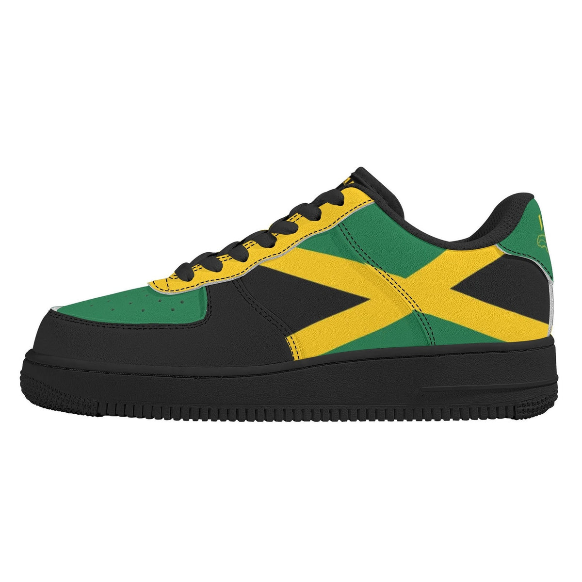 Jamaica Sneakers for Men & Women Rasta Shoes Custom National Flag Sneakers Jamaican Flag Gym Shoes Reggae Shoes Rasta Color Basketball Shoes