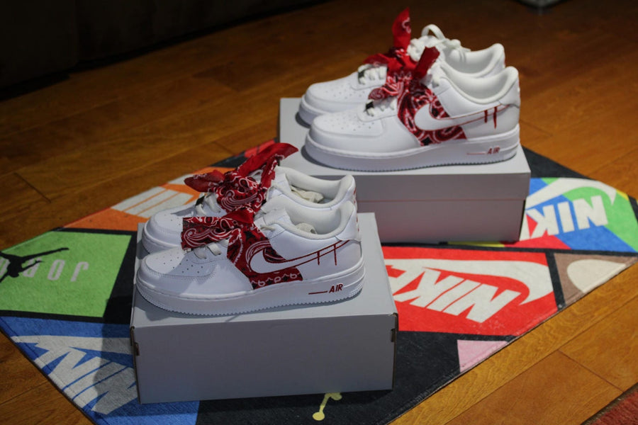 Custom Bandana AF1s Sneakers