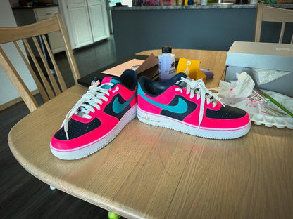 Custom with added artwork sneakers