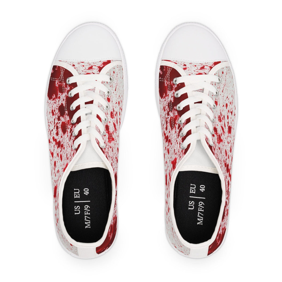 Women's Bloody Cosplay Low Top Sneakers