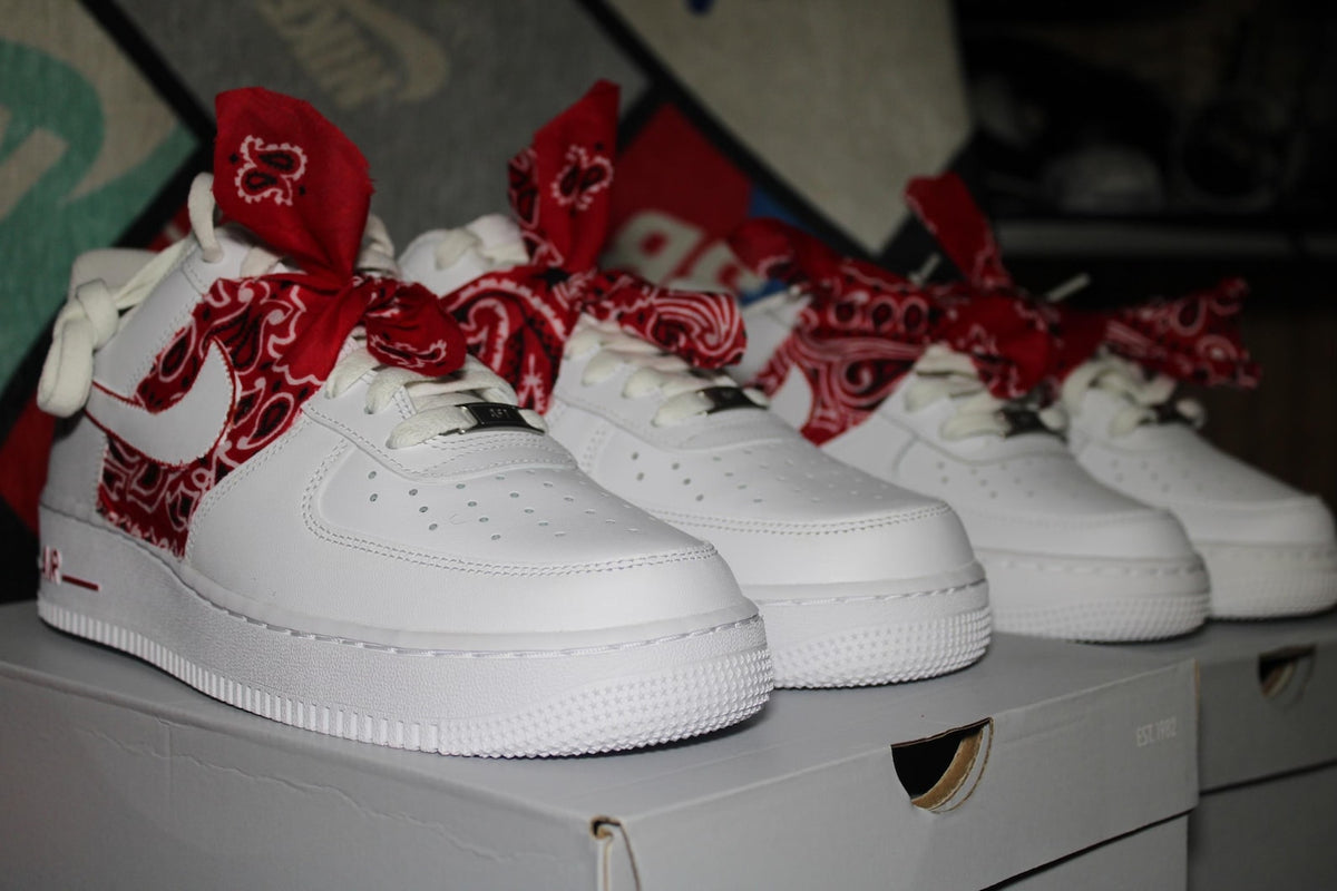 Custom Bandana AF1s Sneakers