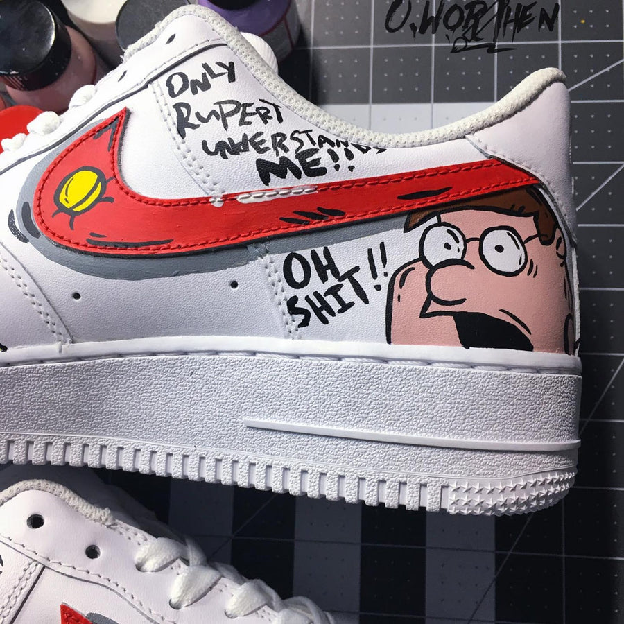 Hand Painted Family Guy Air Force 1 Sneakers