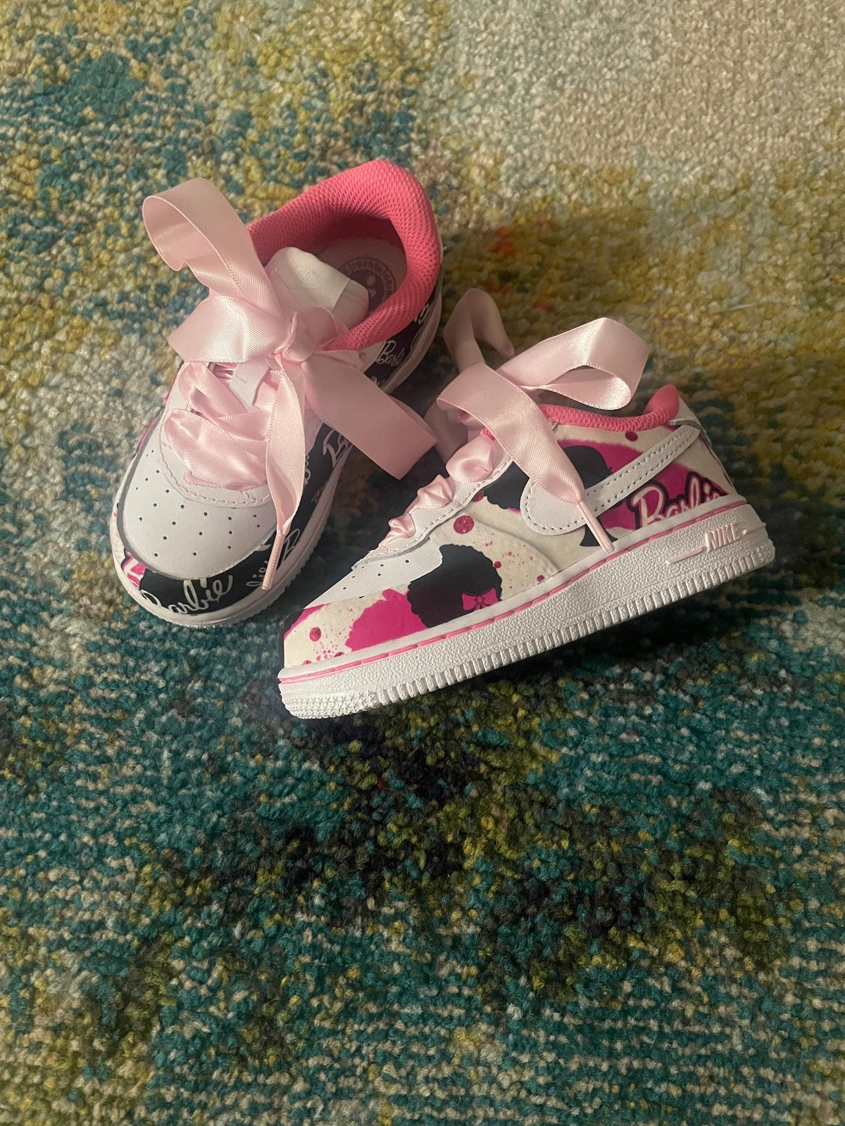 Custom Sneakers - Custom Shoes - Glitter -Painted - Men- Women - Kids - Fabric