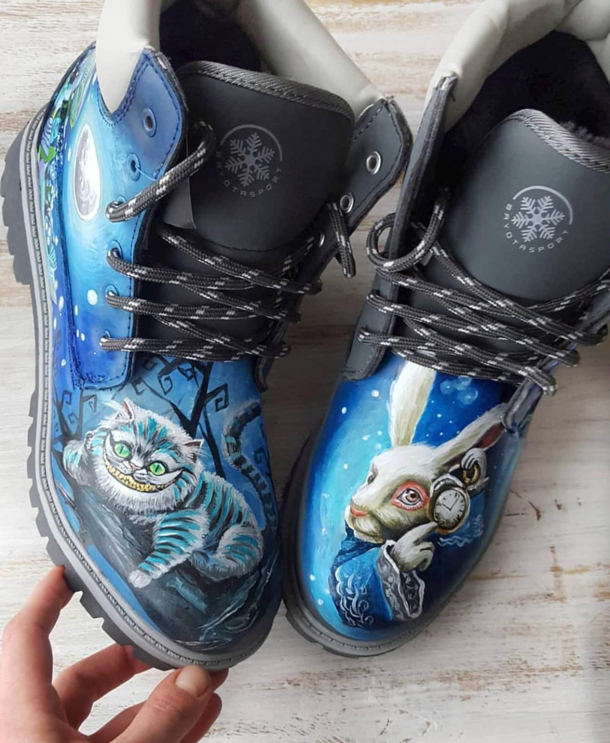Hand Painted Sneakers | Custom Floral Butterfly Design