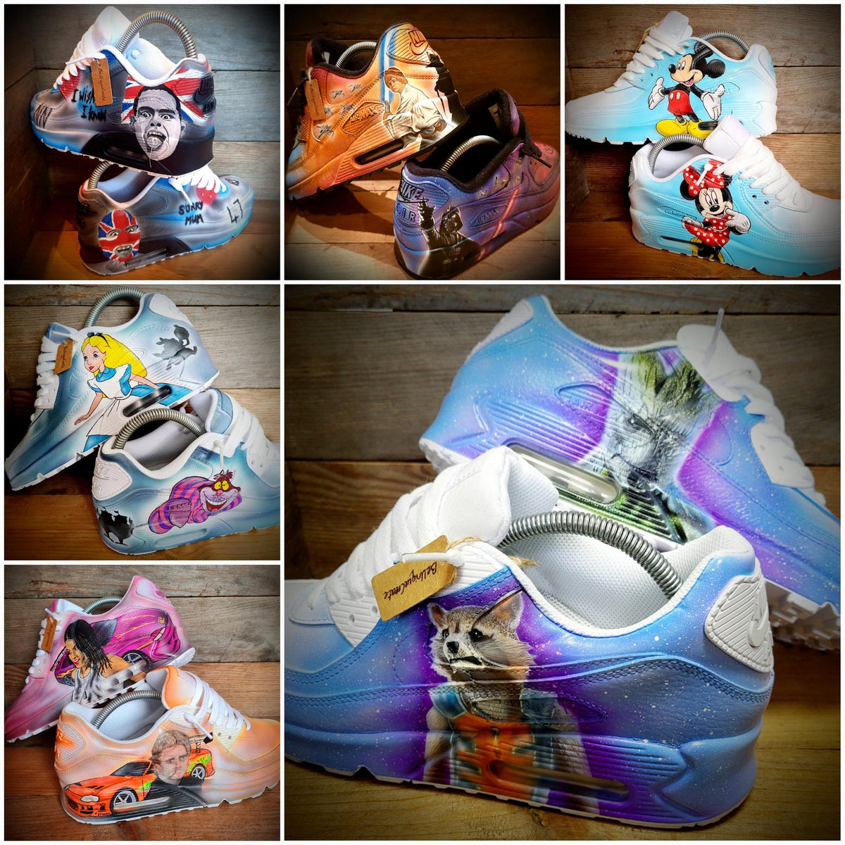 Personalised Custom Painted Air Max 90/Sneakers/Shoes/Kicks/Premium
