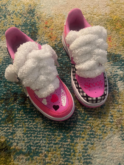 Custom Sneakers - Custom Shoes - Glitter -Painted - Men- Women - Kids - Fabric