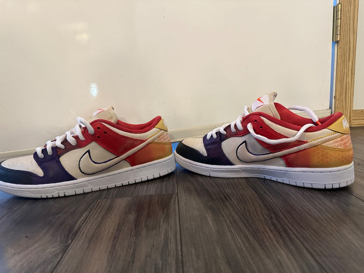 Custom Gradient Painted Sneakers: Air Forces, Dunks, Jordans