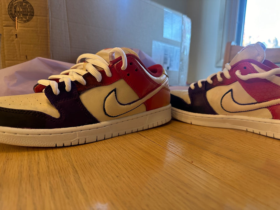 Custom Gradient Painted Sneakers: Air Forces, Dunks, Jordans