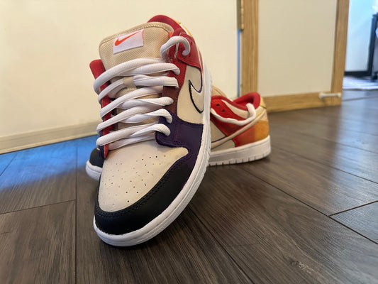 Custom Gradient Painted Sneakers: Air Forces, Dunks, Jordans
