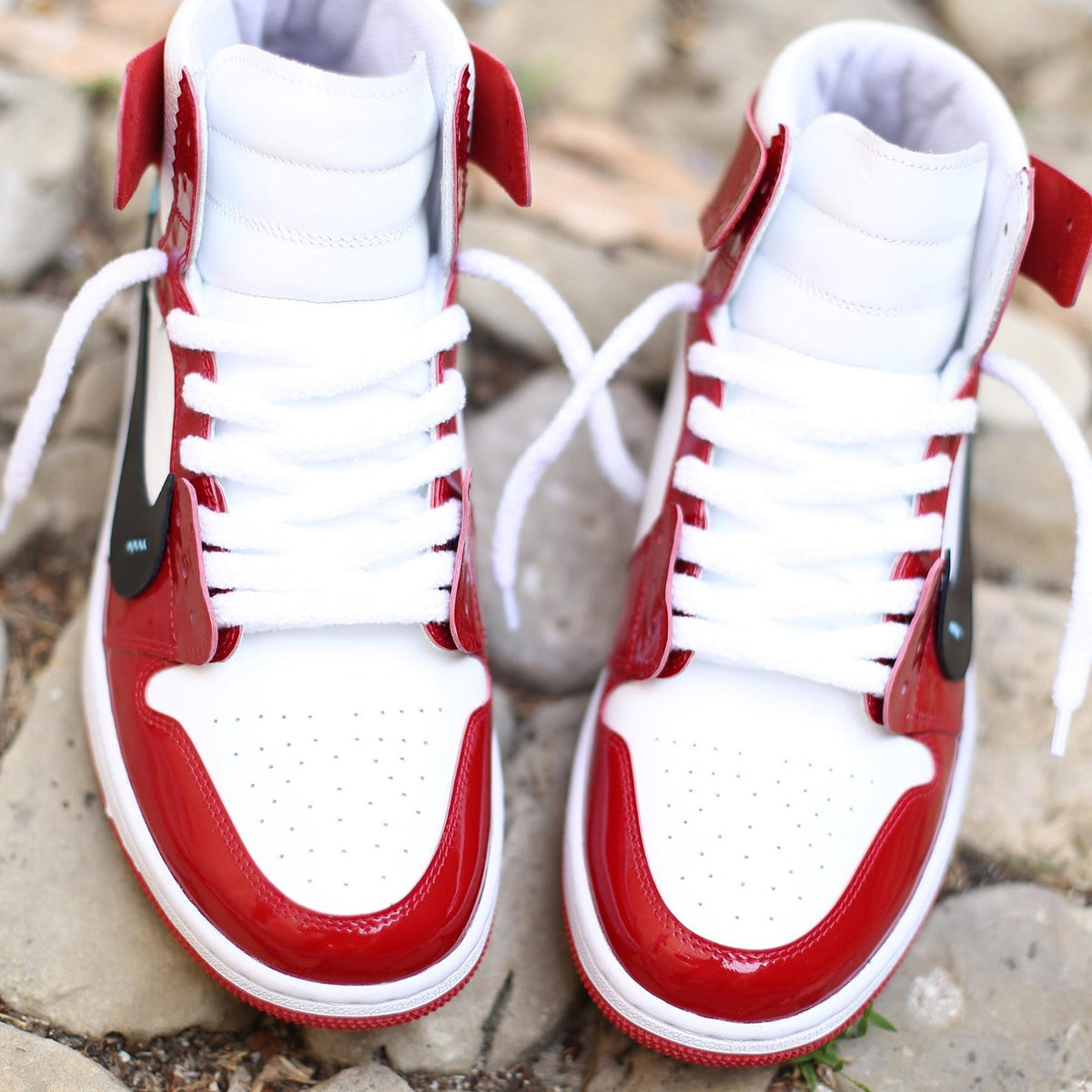 Handmade Italian Leather J1 High-Top Sneakers, Custom Trainers