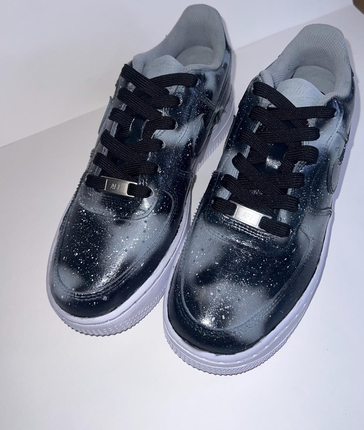 Custom AirForce 1\ Black and Cream- Lost Dimension|Adults & Kids|Creative Hand Painted Gift