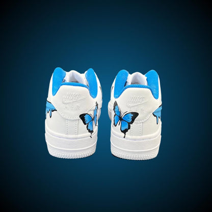 Custom “Butterfly Drip” Air Force 1 Shoes