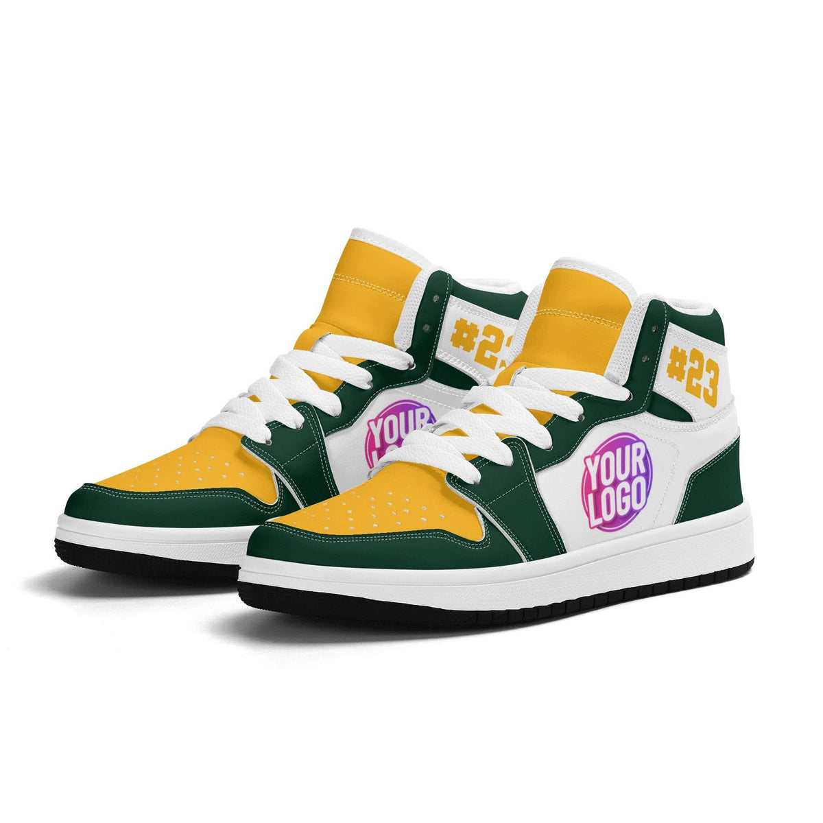 Custom Green Bay Inspired Shoes | Personalized Sneakers with Your Logo, Name & More | Unisex and Kids
