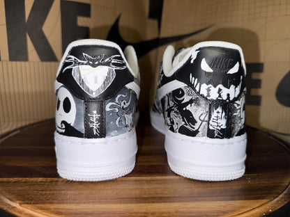 Custom Nightmare Before Christmas Nike Air Force 1s