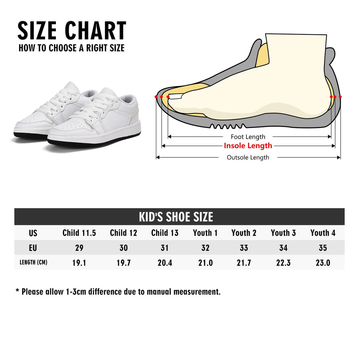 Custom Logo Sneakers | Personalized Low-Top Shoes in Orange & Black | Business Branding and Sports Fan Gift