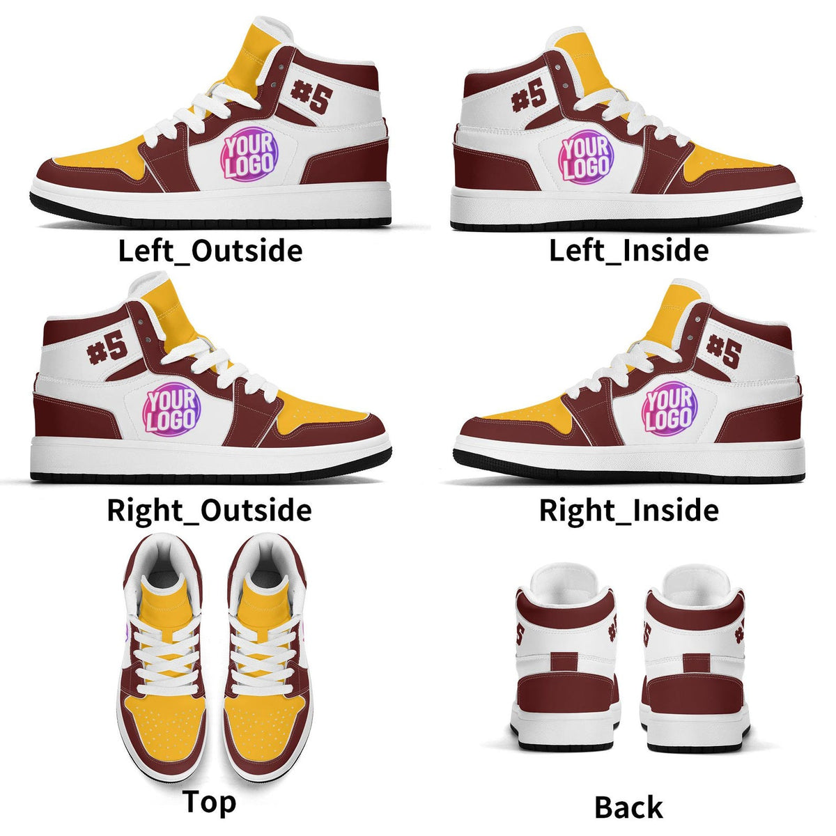 Custom Washington Inspired Shoes | Personalized Sneakers with Your Logo, Name & More | Unisex and Kids