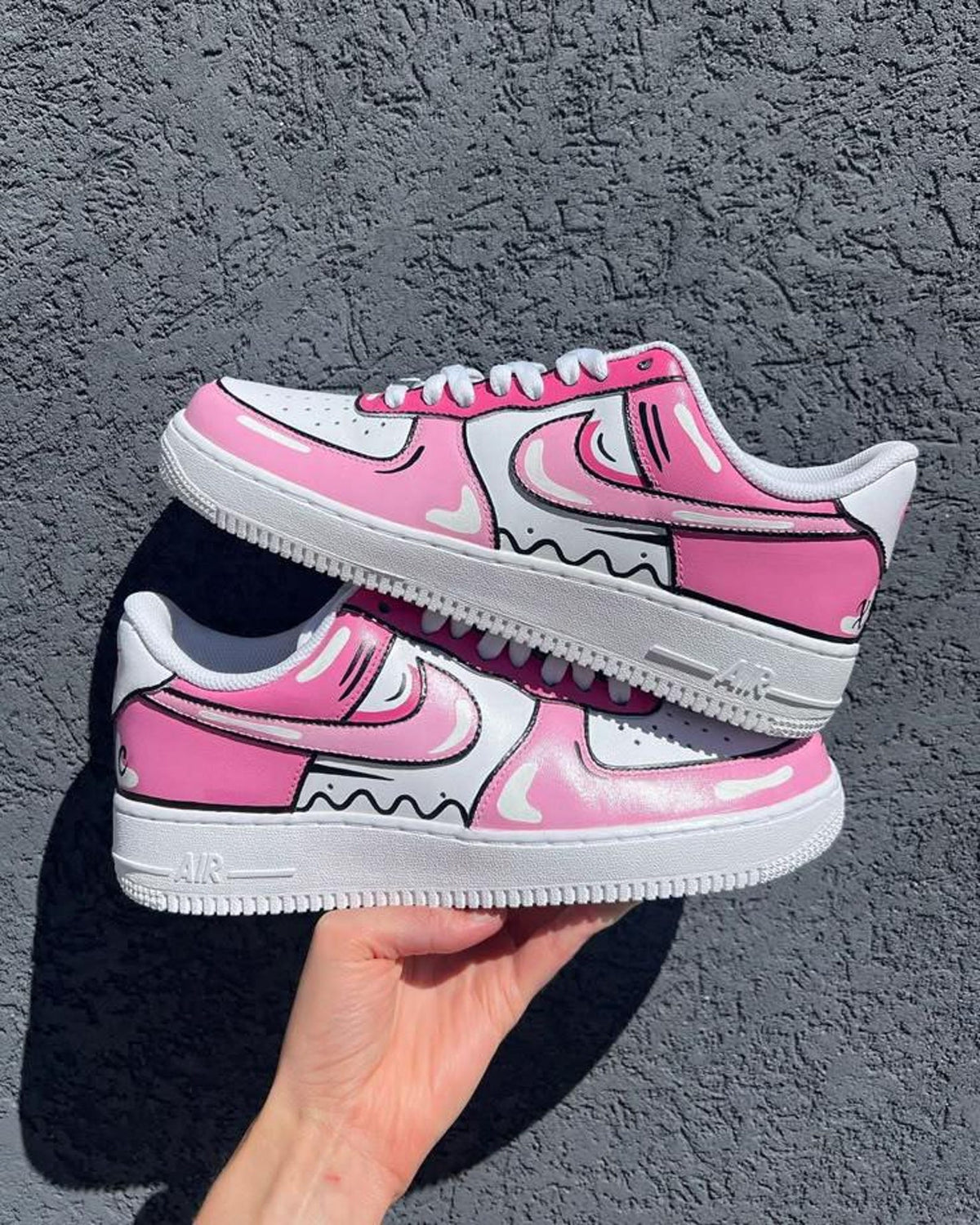 Custom Nike sneakers, hand-painted. Various designs available, including custom designs - Custom Sneakers