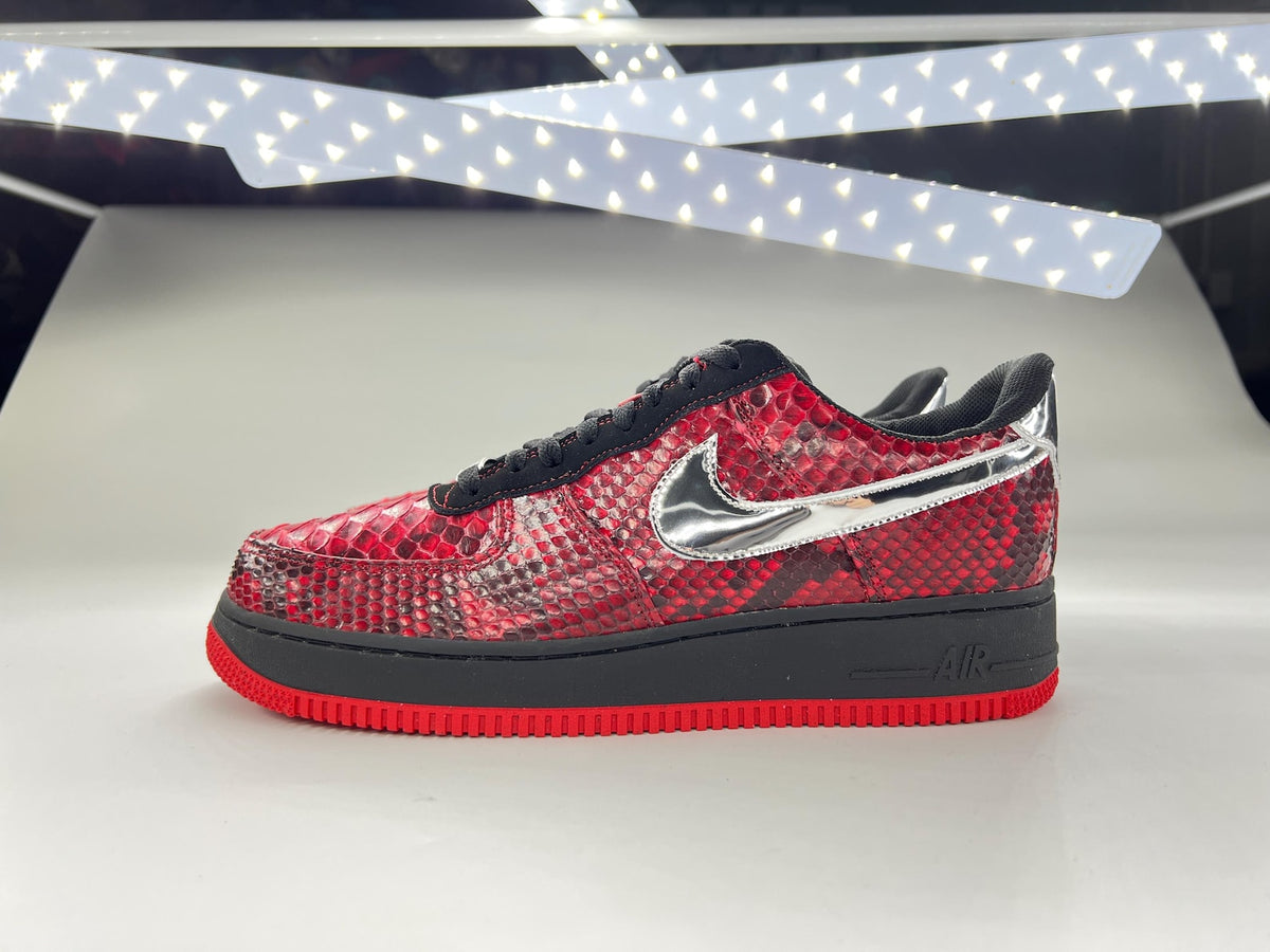 Custom Snakeskin Nike Handmade Sneakers - Unique Personailzed Shoes customizable design one-of-a-kind