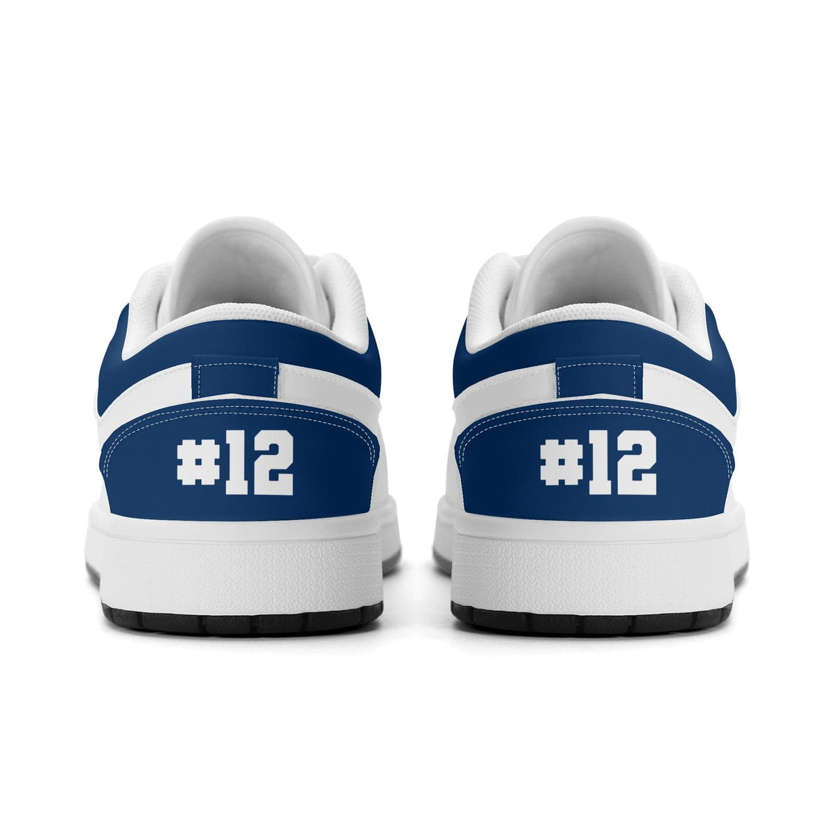 Custom Seattle-Inspired Low-Top Sneakers | Personalized Blue & Teal Shoes | Unisex and Kids Gift