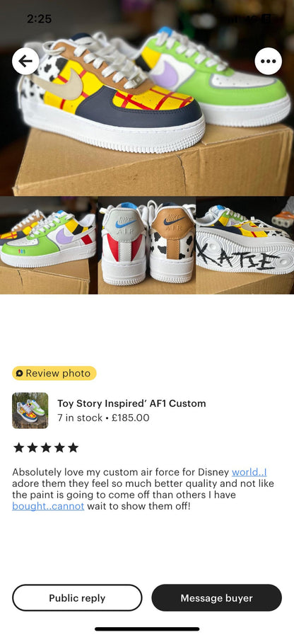 TOY STORY Inspired’ AF1 Custom