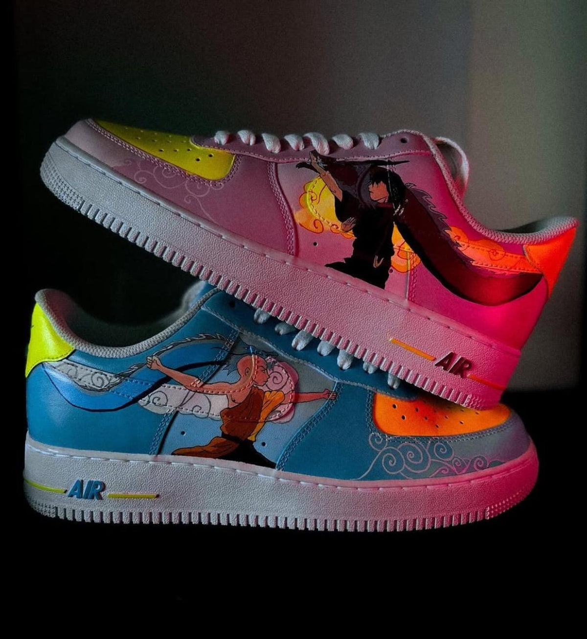 Custom shoes (Anime theme)
