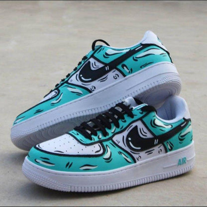 Custom Nike sneakers, hand-painted. Various designs available, including custom designs - Custom Sneakers