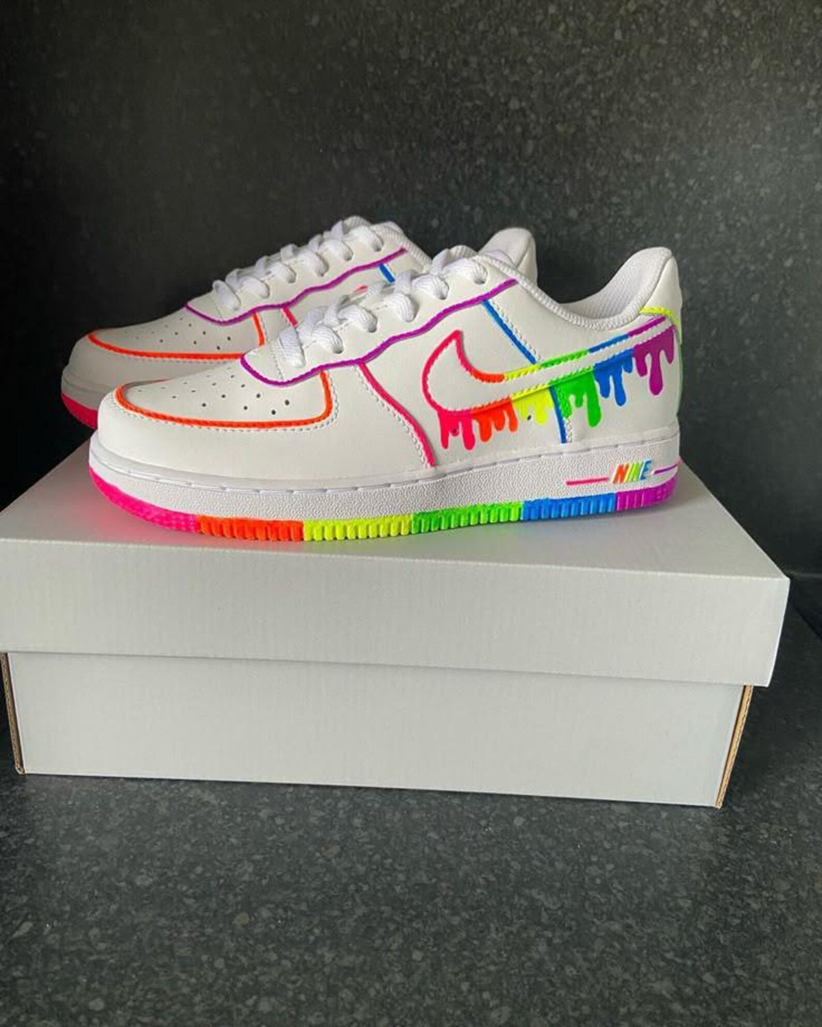 Custom Nike sneakers, hand-painted. Various designs available, including custom designs - Custom Sneakers