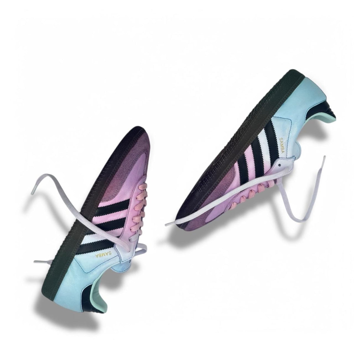 Custom Hand-Dyed Adidas Samba Sneakers – Unique Retro Shoes