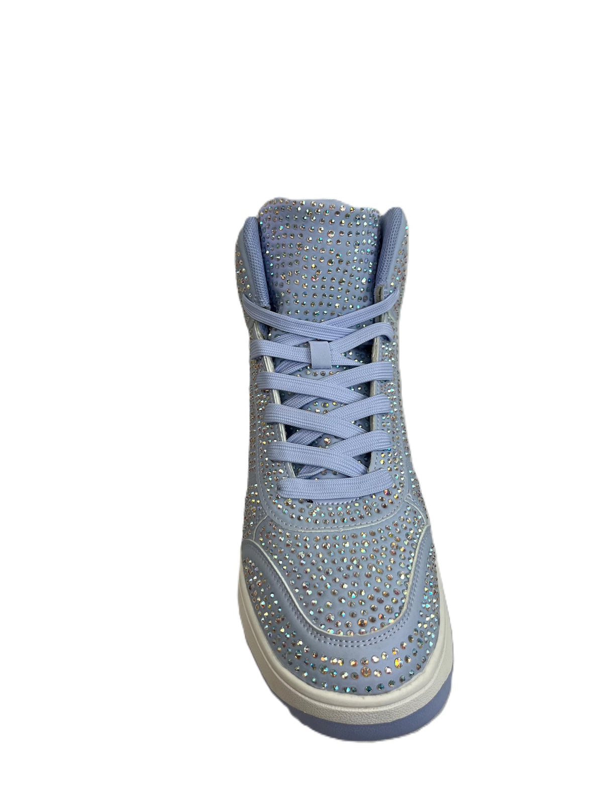 Rhinestone High Top Sneakers – Sparkly Crystal Studded Bling Shoes