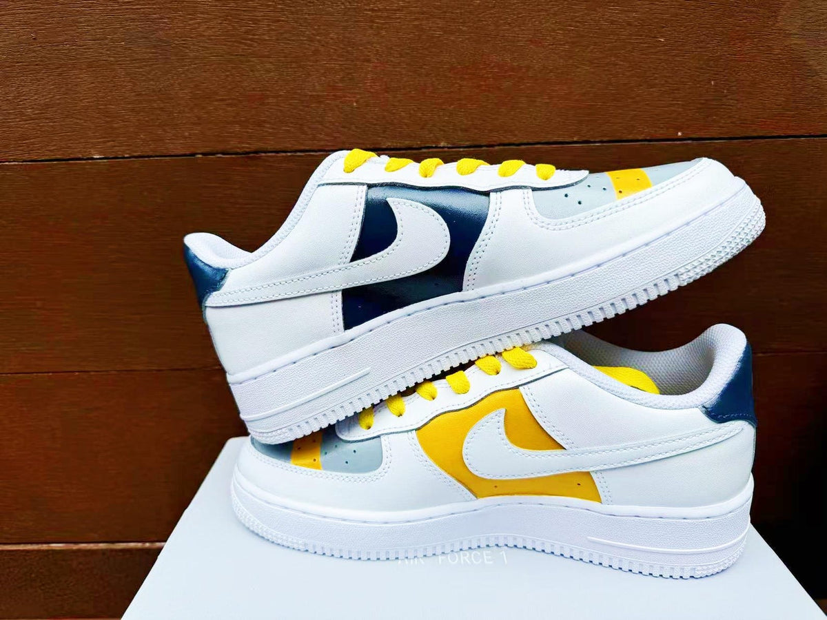 Hand Painted Air Force 1 Sneakers: Custom Simpson Cartoons