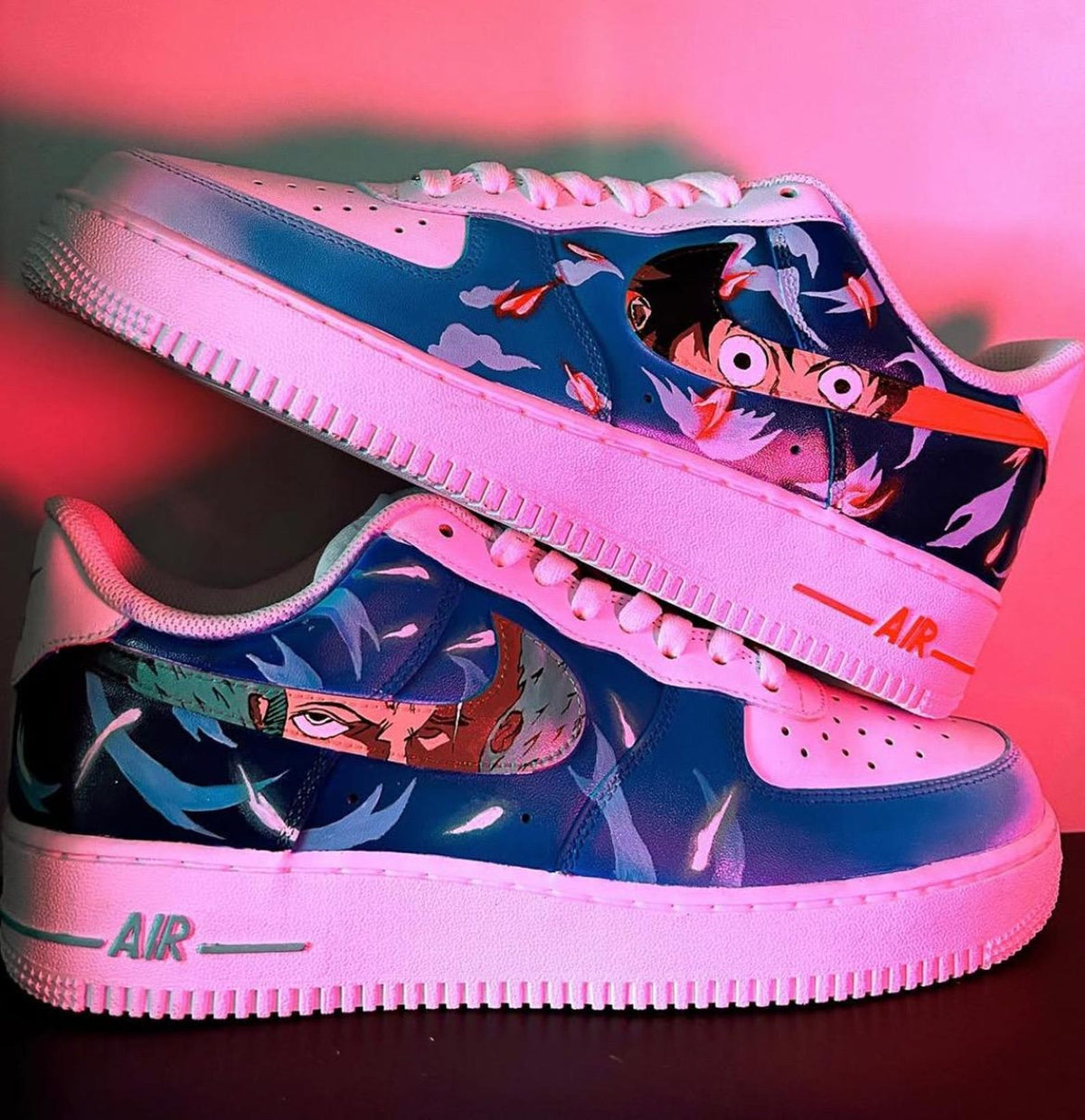 Custom shoes (Anime theme)