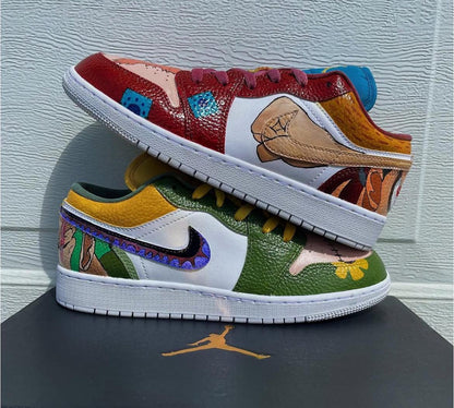 Custom shoes (Anime theme)