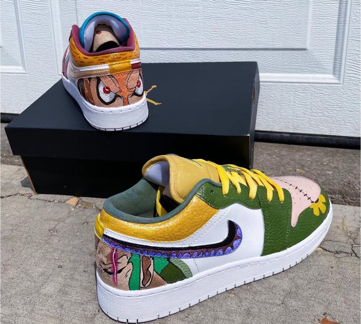 Custom shoes (Anime theme)