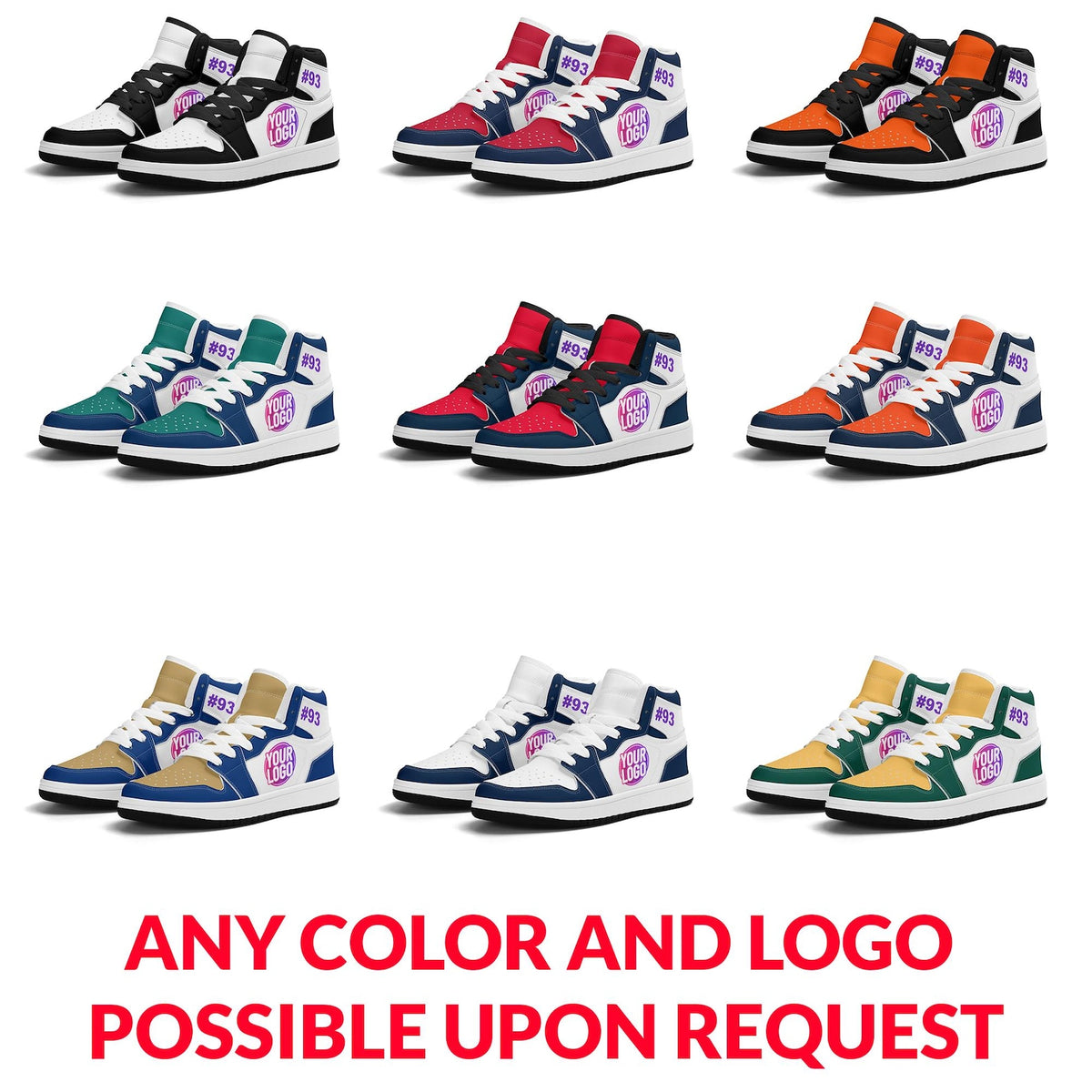 Custom Seattle-Inspired Low-Top Sneakers | Personalized Blue & Teal Shoes | Unisex and Kids Gift