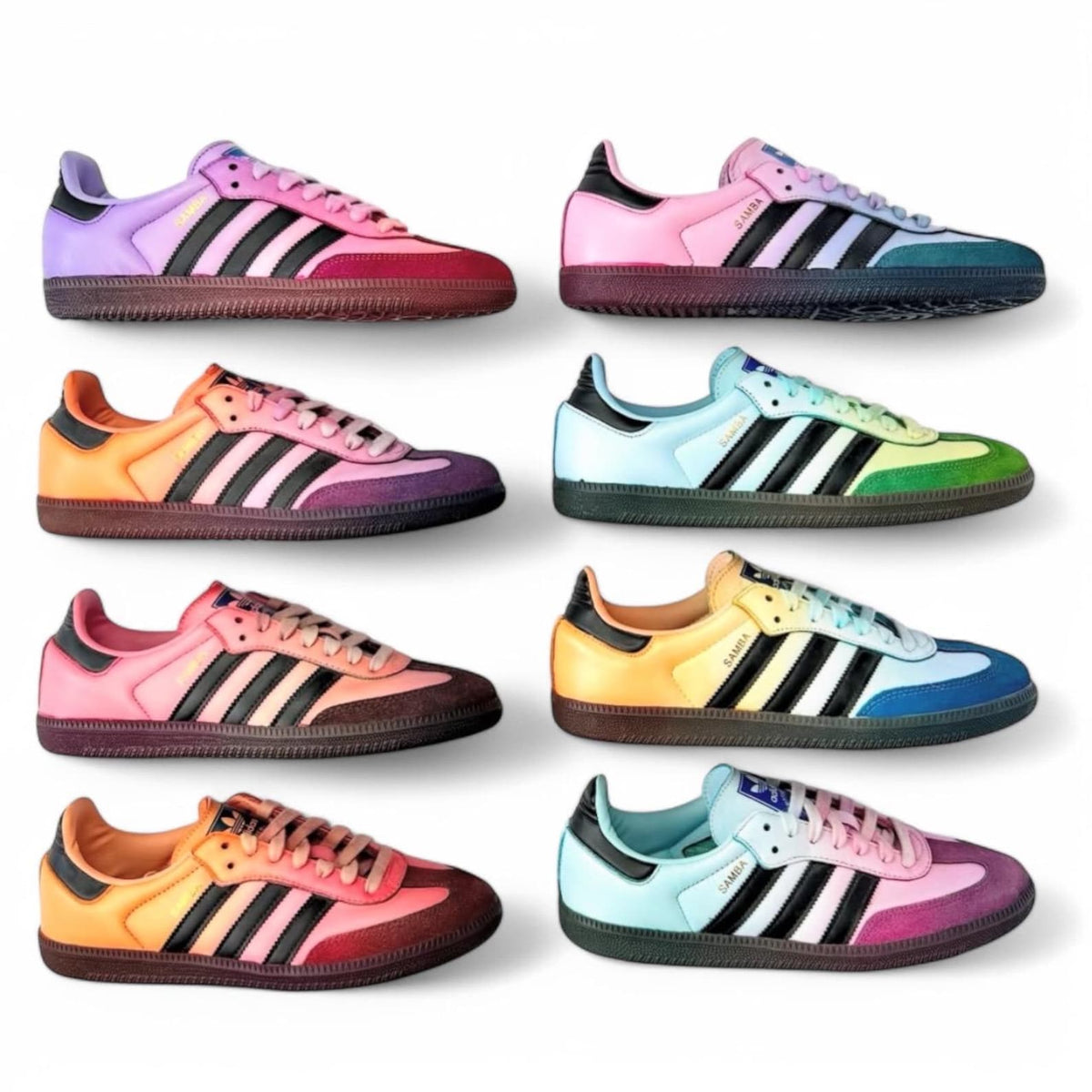 Custom Hand-Dyed Adidas Samba Sneakers – Unique Retro Shoes