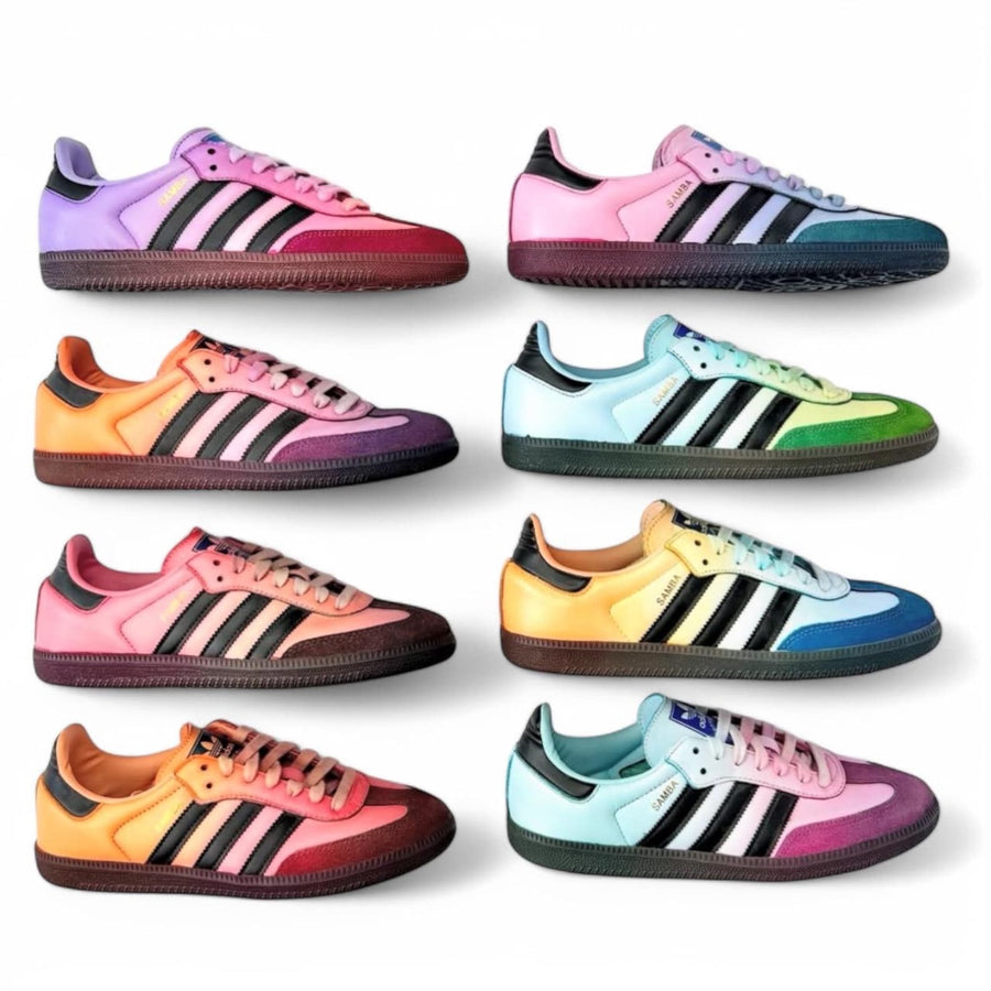 Custom Hand-Dyed Adidas Samba Sneakers – Unique Retro Shoes