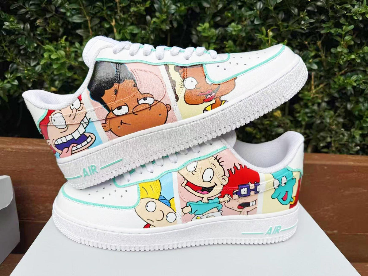 Hand Painted Nickelodeon Rugrats Air Force 1 Sneakers