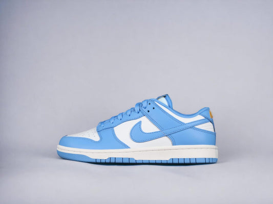 Custom Blue and yellow Trainers, Contrast Blue/White Customised Low Sneakers, Low Blue Yellow White Trainers