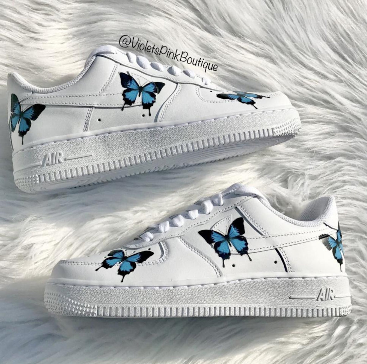 Butterfly Nike Air Force One Women's Custom Sneakers Nike Shoes AF1