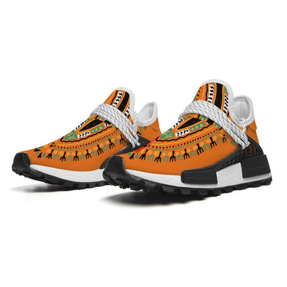 Dashiki African Print Sneakers | Unisex Mid-Top Shoes | Afrocentric Breathable Trainers | Non-Slip Walking Shoes | Streetwear Gift