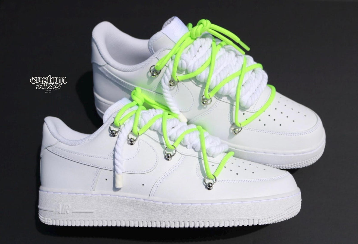 Custom Overlay Sneakers | Personalized Lace Design | Rope Lace or Original Laces | Custom Sneakers | Handmade Shoes