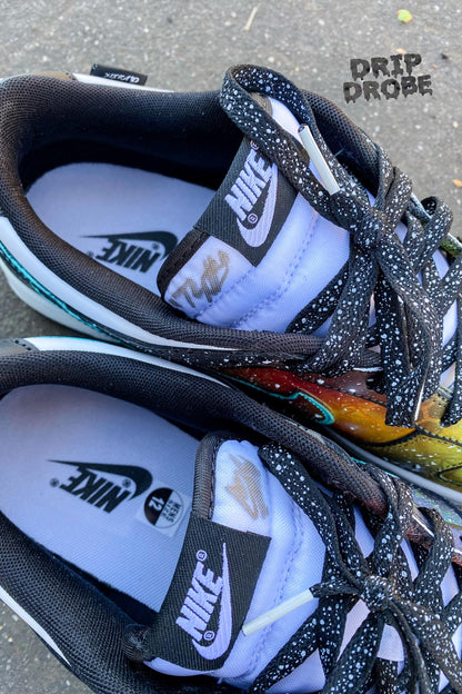 Custom Retro Dunk Lows – Hand-Painted Galaxy Dunks – Unique Custom Sneakers – Authentic Dunks – One-of-a-Kind Design