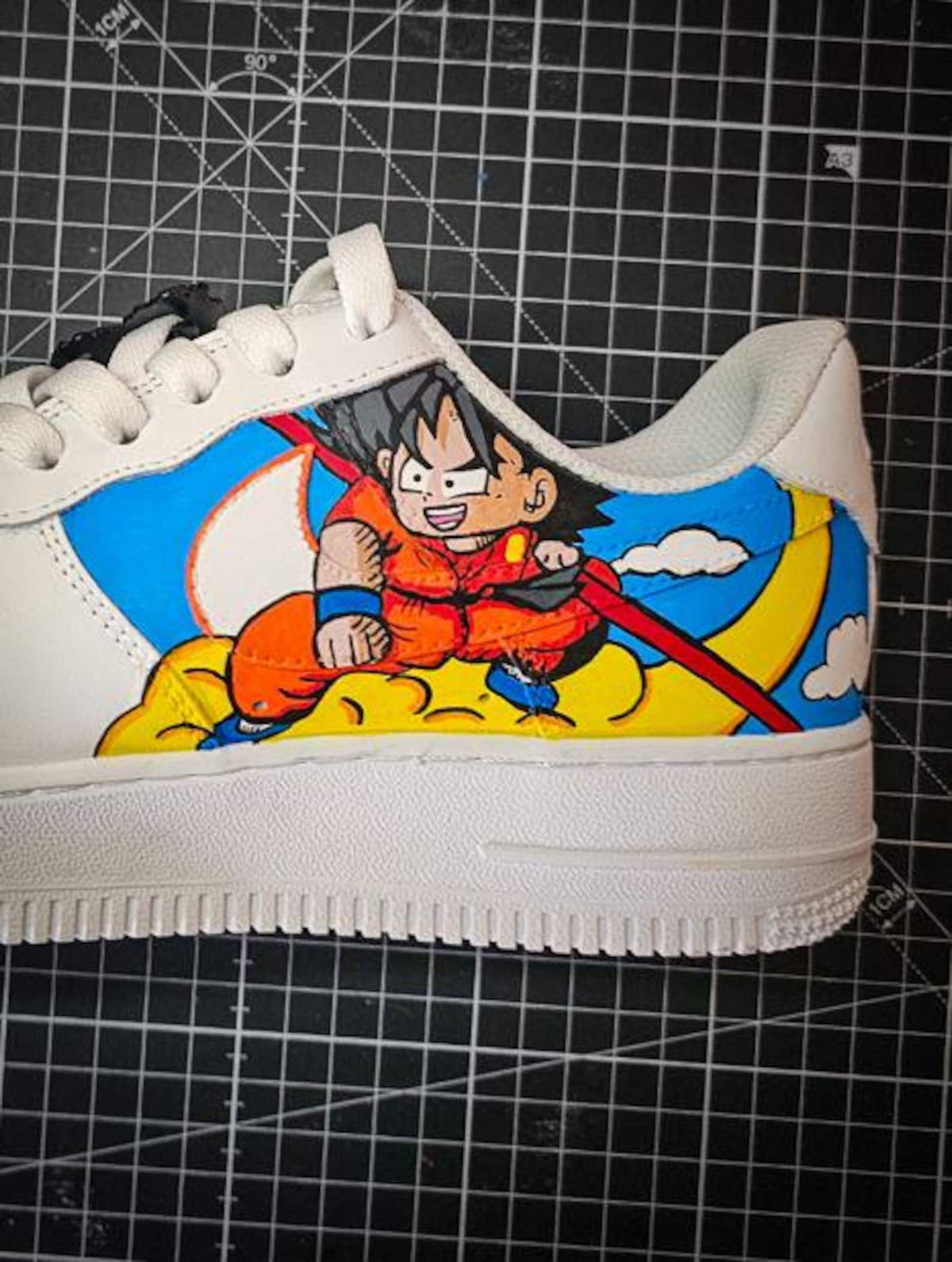 Custom Dragon Ball Z Nike Air Force 1 Shoes – Hand Painted Anime Sneakers