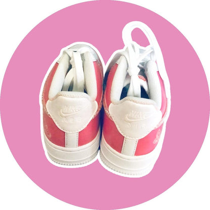 Custom Barbie Nike Air Force 1 Shoes | Hand-Painted Pink Bling Barbie Sneakers | Personalized AF1 | Trendy Girly Streetwear | Gift for Her