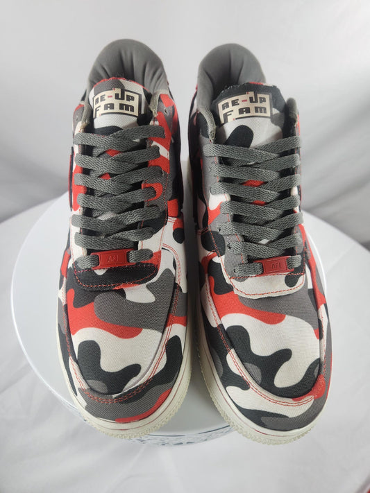 Custom Air Force 1 Sneakers – Handcrafted Camo Design