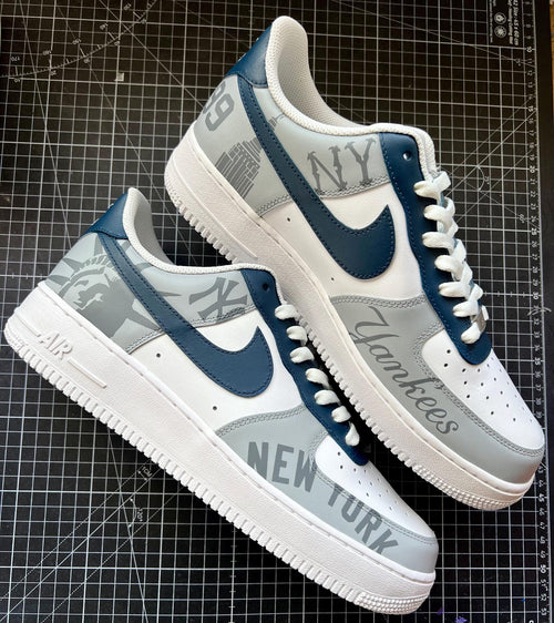 NY Yankees Custom Air Force 1