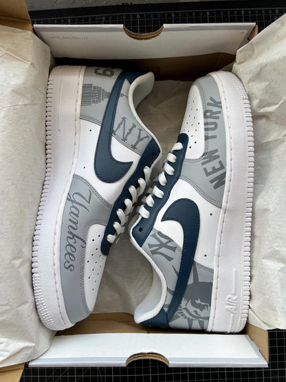 NY Yankees Custom Air Force 1